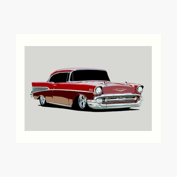 1957 Chevy Bel Air - stylized color