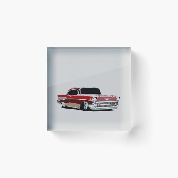 Item preview, 1957 Chevy Bel Air - stylized color designed and sold by mal-photography.
