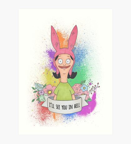 Louise Belcher: Art Prints | Redbubble