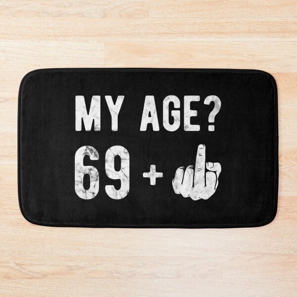 Item preview, My Age Finger 69 Birthday Gift Idea designed and sold by haselshirt.