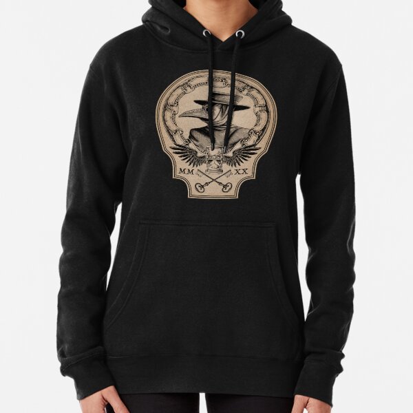 Vintage Plague Doctor Pullover Hoodie