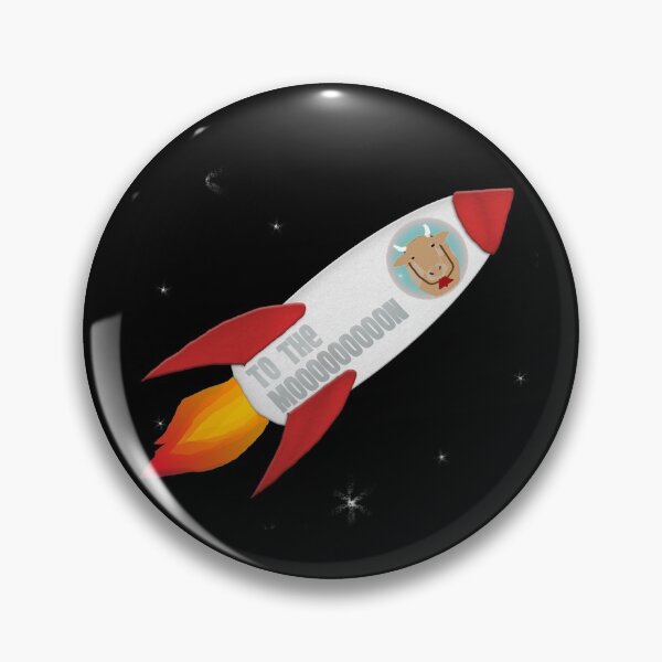 Item preview, Cow in a Rocket Ship to the Moooooon designed and sold by Amy Hadden.