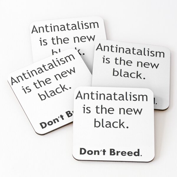 Item preview, Antinatalism - Dont Breed. designed and sold by ArtWithHearts11.