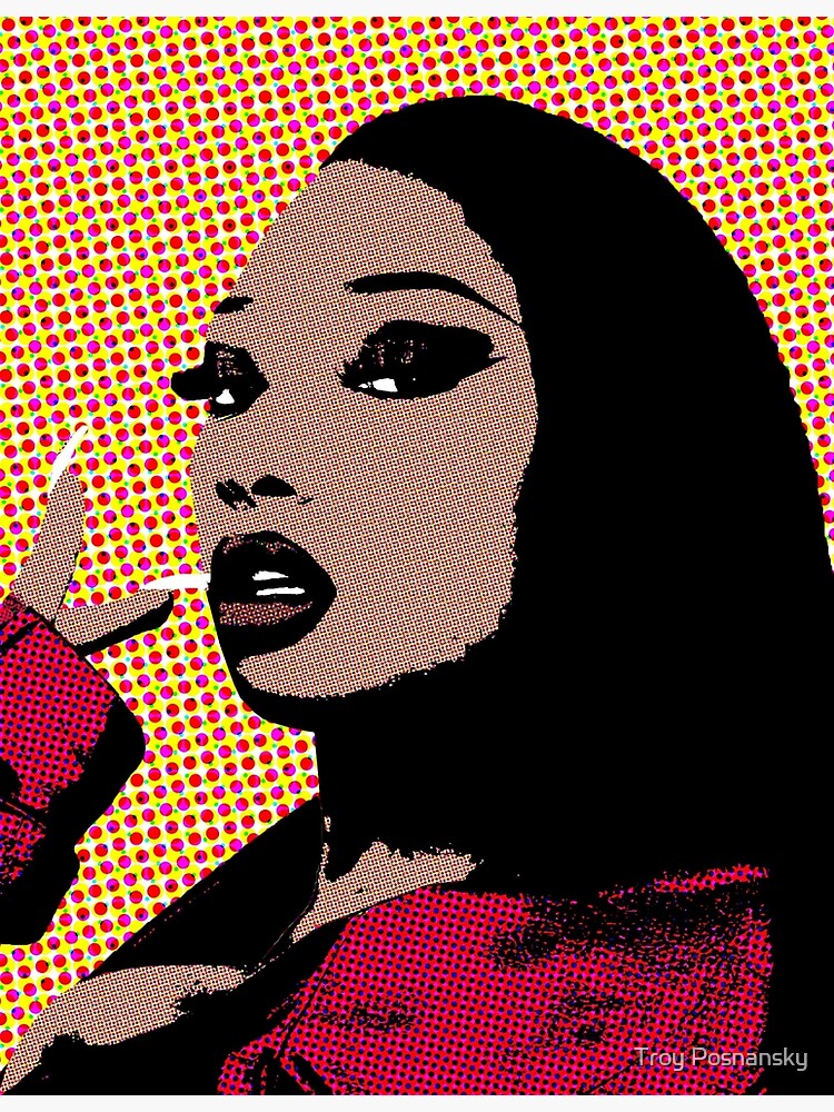 "Megan Thee Stallion style pop art" Poster by troypos10 ...