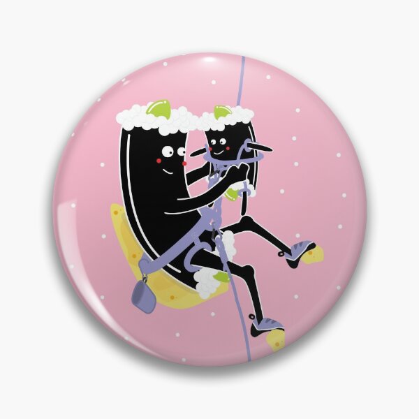 Item preview, Climber Sushi Roll (Pink) designed and sold by Paula Katze.