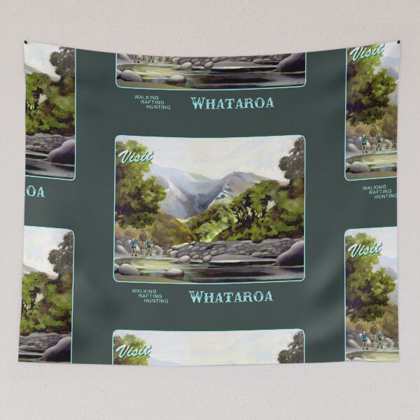 Item preview, Whataroa Vintage Poster 2 designed and sold by Patricia Howitt.