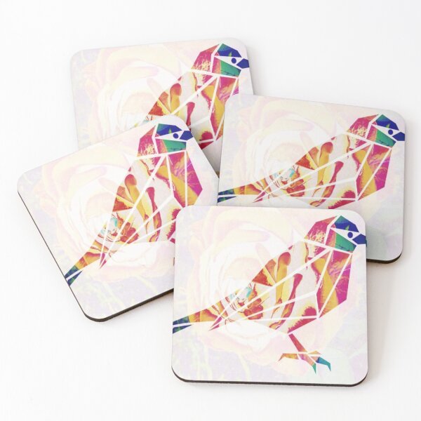 Item preview, Colourful bird flowers designed and sold by georgeanne52.