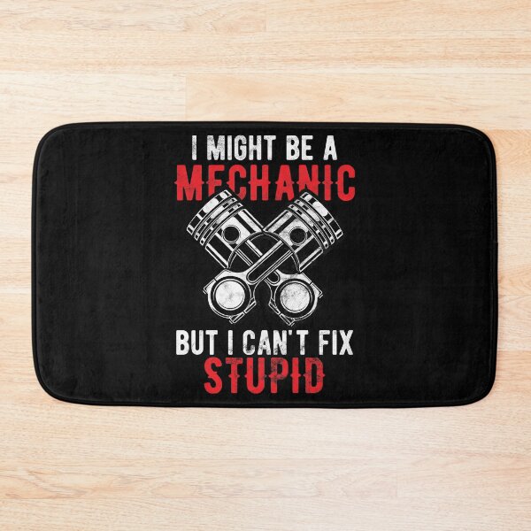 Item preview, Mechanic Can't Fix Stupid Things Wrench Tool Birthday Gift designed and sold by haselshirt.