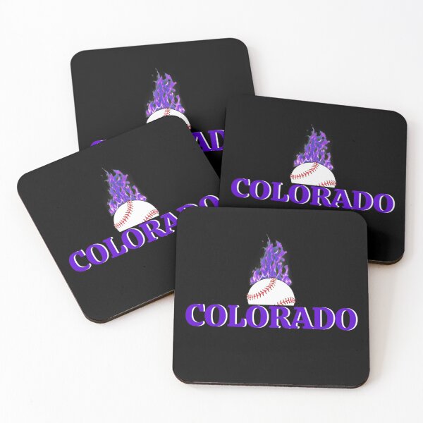 Item preview, Colorado Baseball Flaming Fan Gift Design designed and sold by B1GSportswear.