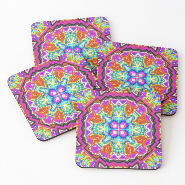 Item preview, Neon Kaleidoscope designed and sold by Marcia and Ron Stacy Studios.