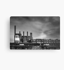 B O F Iron producing Metal Print