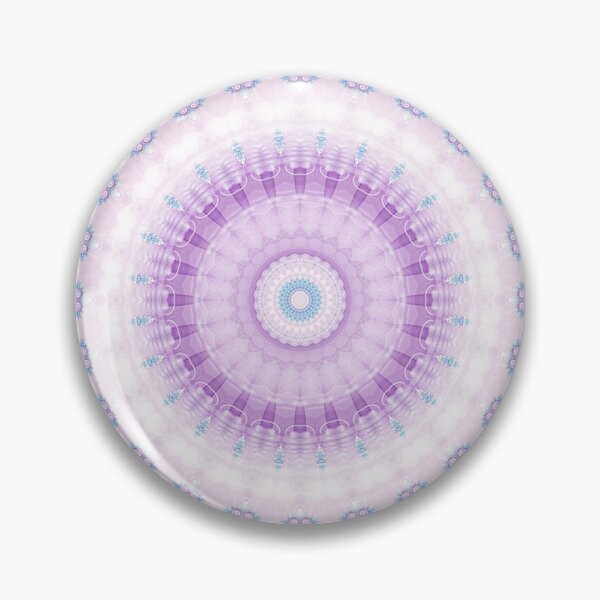 Item preview, Pastel Purple and Blue Mandala designed and sold by Kelly Dietrich Mandala & Fractal Art.