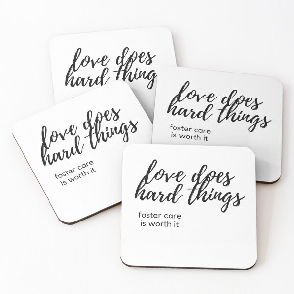 Item preview, Foster Care Shirt | Love Does Hard Things T-Shirt | Foster Care Quote Tshirt | Foster Mom Gift | Foster Care and Adoption T-Shirts and Gifts designed and sold by beawesome105.
