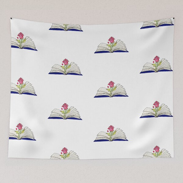 Item preview, Enchanted Rose Growing from Book designed and sold by Malamootpoint.
