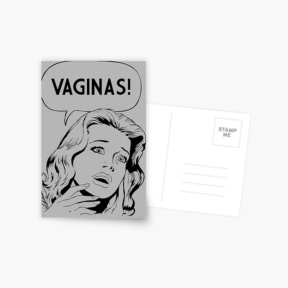 Vaginas! Funny Comic | Postcard