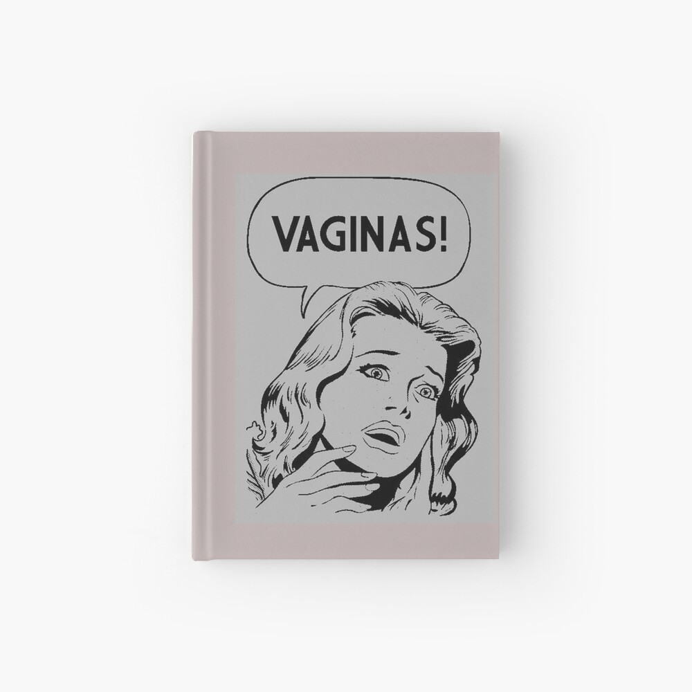 Cuaderno de tapa dura for Sale con la obra «Vaginas! Cómic gracioso» de  ArtWithHearts11 | Redbubble