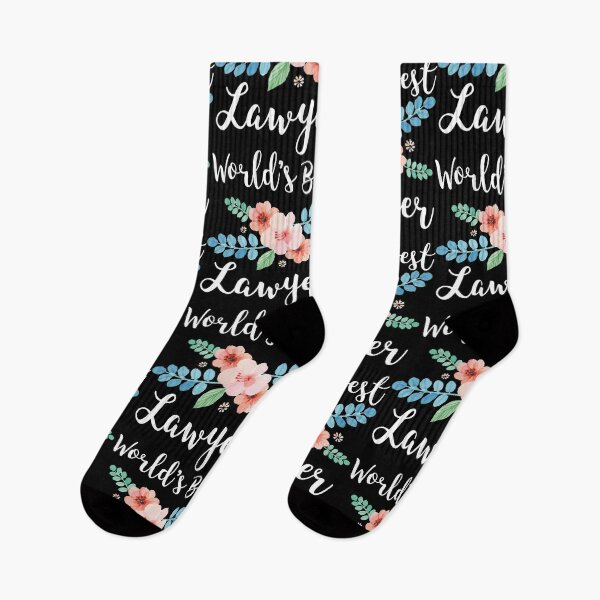 Item preview, World's Best Laywer Advocate Floral Gift Idea designed and sold by haselshirt.