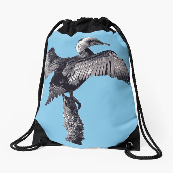 Cormorant Totem Spirit Animal Vector Isolated T-Shirts Cormorant Vector 3dRose Taiche