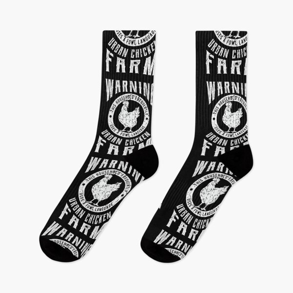 Item preview, WARNING! Urban Chicken Farm Farmer Birthday Gift designed and sold by haselshirt.