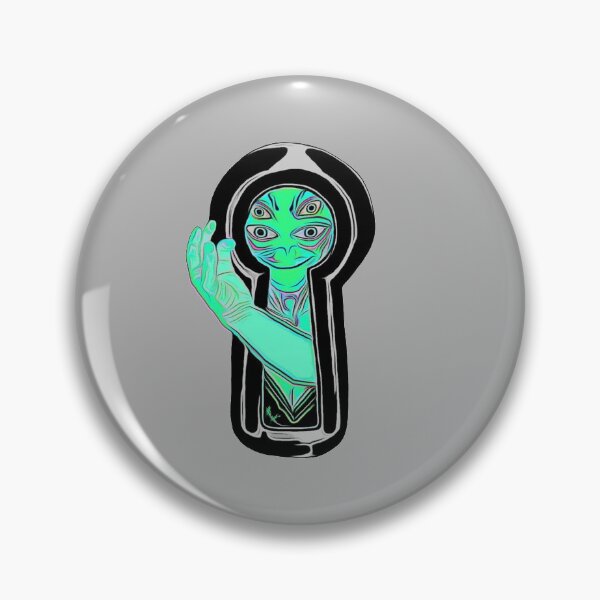 Item preview, Alien reaching through the keyhole  designed and sold by bdub78.