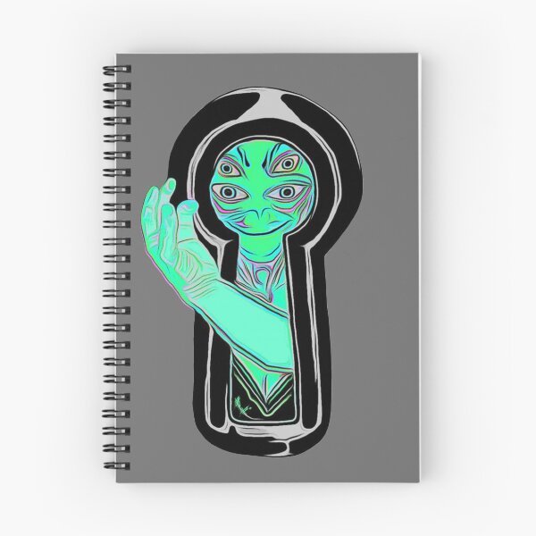 Item preview, Alien reaching through the keyhole  designed and sold by bdub78.