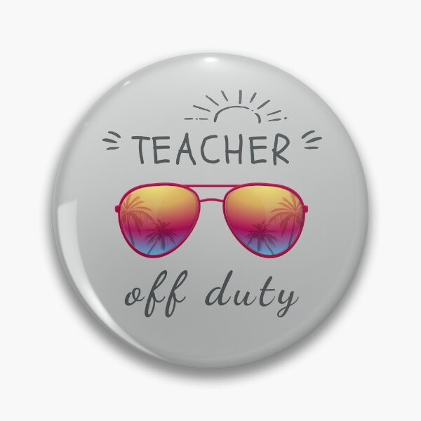 Item preview, Teacher Off Duty designed and sold by Cute and Funny Animal Art Designs.