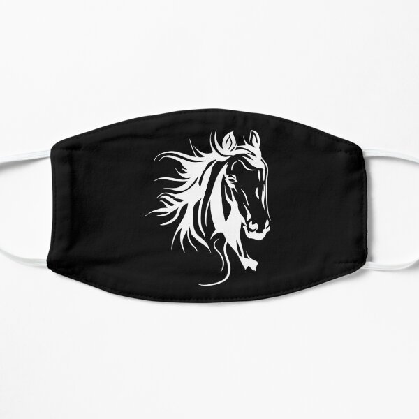 Horse Lover Horse Head Horses Flat Mask