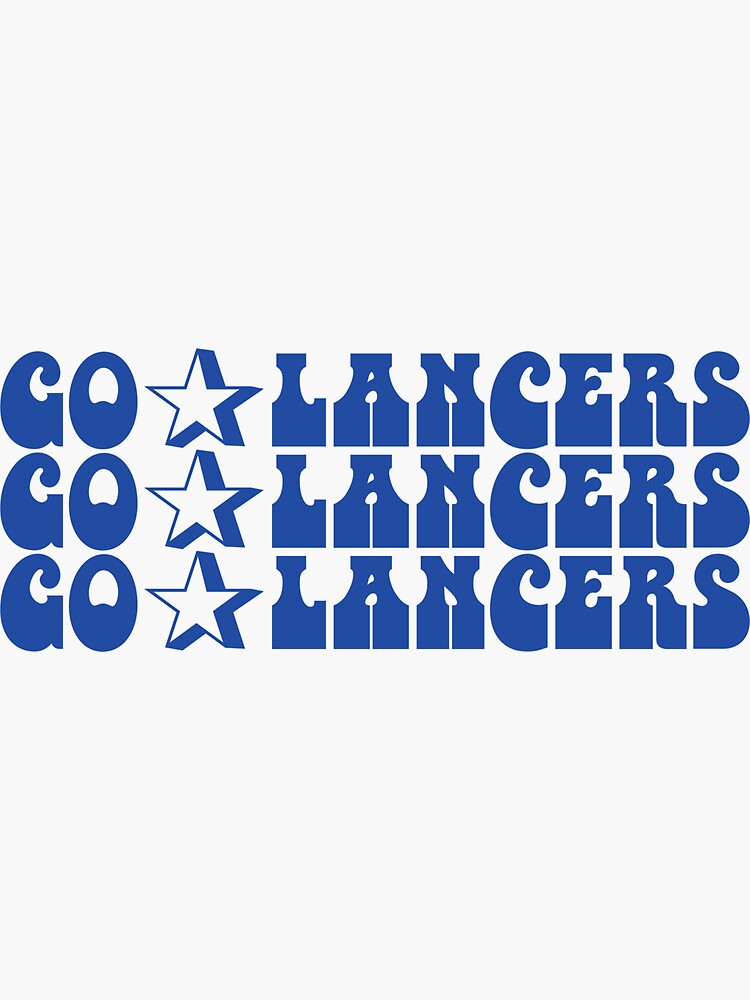 Thumbnail 3 of 3, Sticker, Go Lancers designed and sold by kendylmccartney.