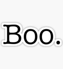 Boo. Sticker