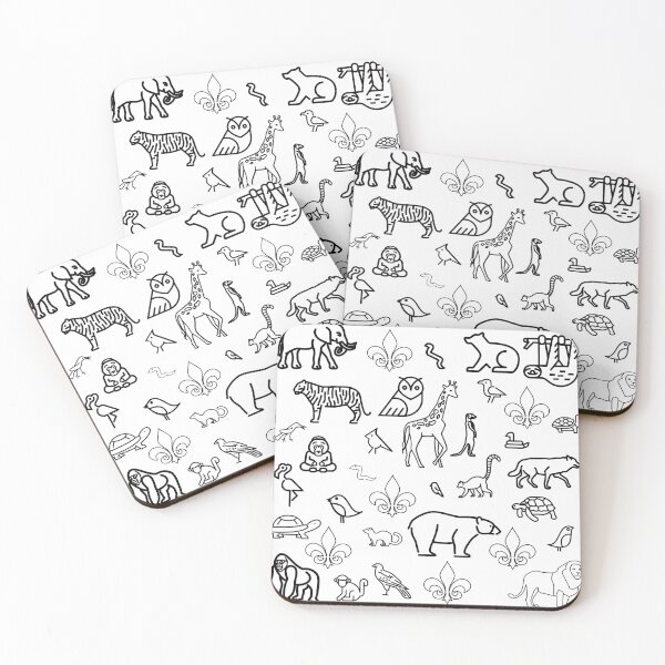 Item preview, Zoo coloring book blank designed and sold by Designwebjae.