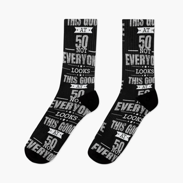 Item preview, 50th Birthday Gift Retro Fifty 50 Years Looks This Good Grey designed and sold by haselshirt.