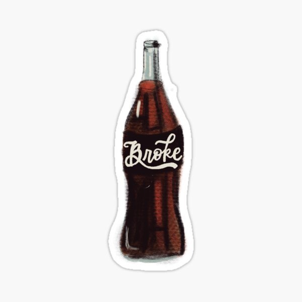 Coke Meme Stickers Redbubble - cola dank roblox