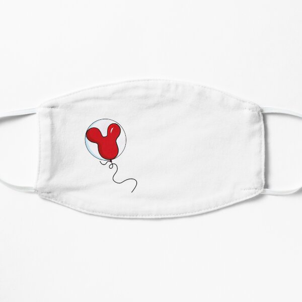 Happy Red Balloon Flat Mask