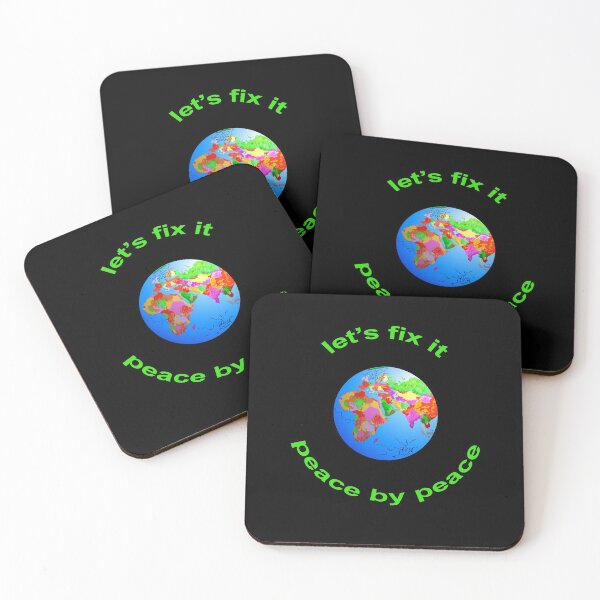 Item preview, World Peace Pun - Let's Fix it Peace by Peace designed and sold by Glenys Grob.