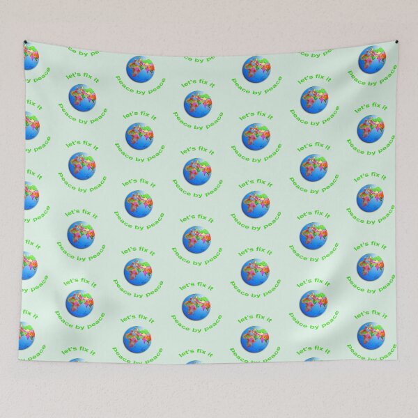 Item preview, World Peace Pun - Let's Fix it Peace by Peace designed and sold by Glenys Grob.