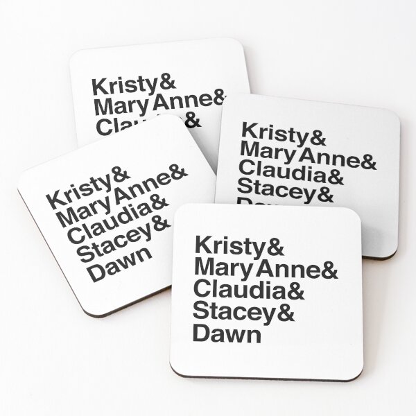 Item preview, Babysitters Club Helvetica Names (Original 5) designed and sold by ijanet.