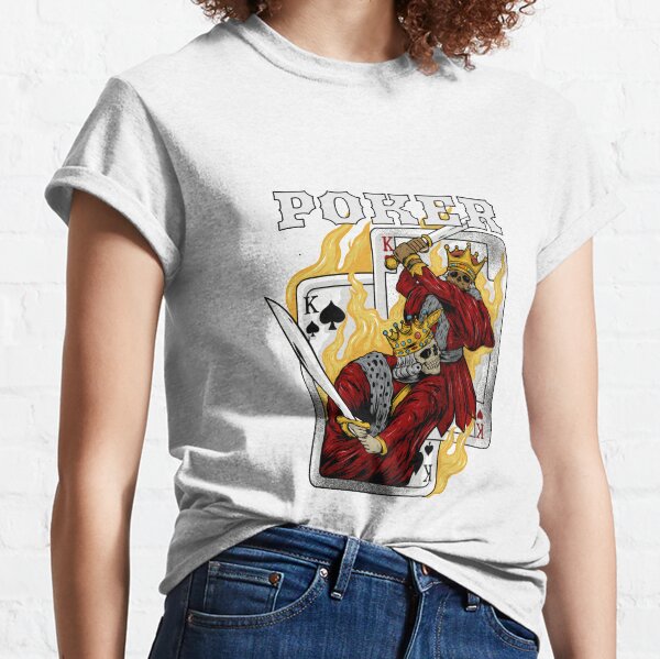 Poker Zombie King of Hearts Shirt Classic T-Shirt