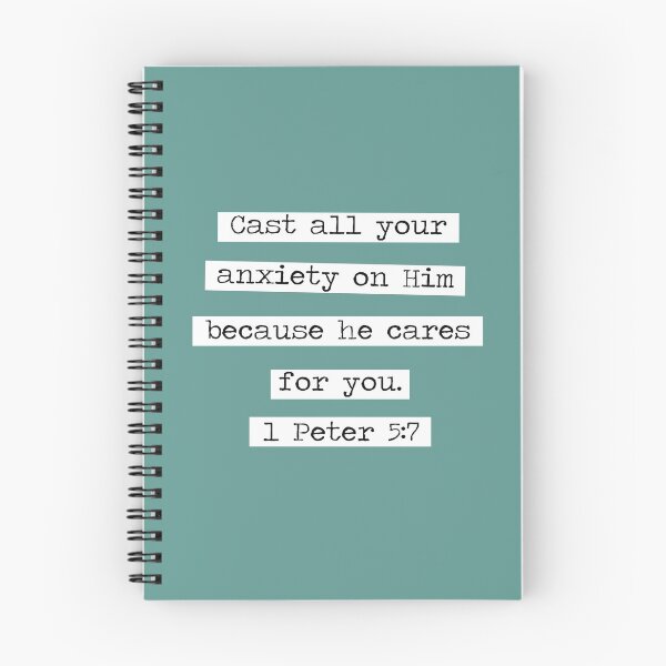 Item preview, Cast All Your Anxiety On Him Typewriter designed and sold by move-mtns.