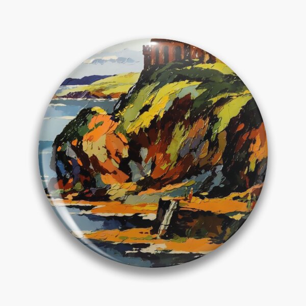 Item preview, Culzean Castle vintage travel poster designed and sold by stickart-marek.