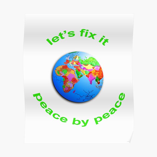 Peace Slogan Posters Redbubble