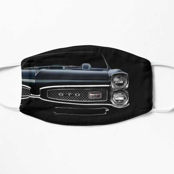 1967 Pontiac GTO Black - high contrast 2 Flat Mask