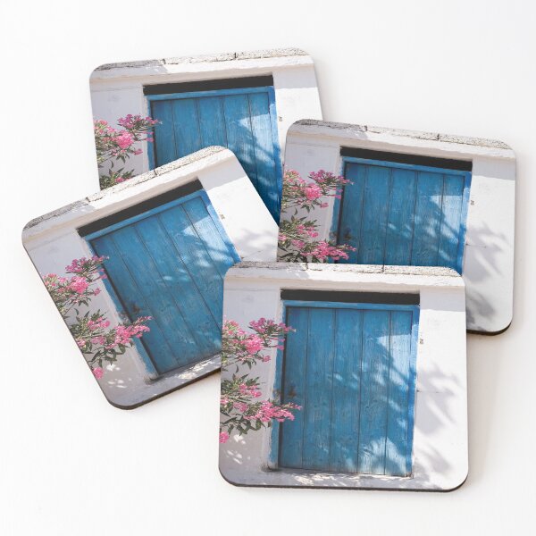 Item preview, greek blue door designed and sold by itsvalrinfret.