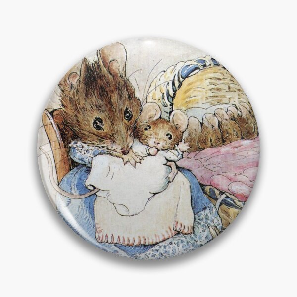 Item preview, Hunca Munca and her Babies - Tale of Two Bad Mice Beatrix Potter designed and sold by forgottenbeauty.