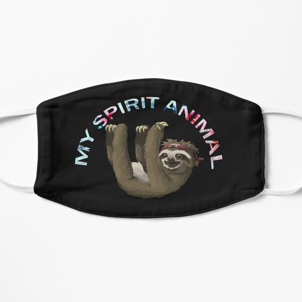 Sloth My Spirit Animal Flat Mask