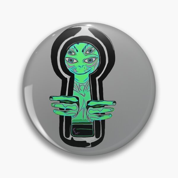 Item preview, Alien looking through the keyhole  designed and sold by bdub78.