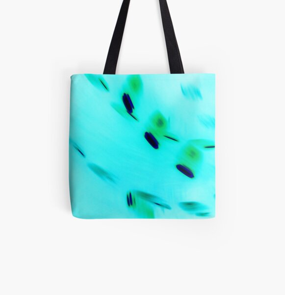 "TRAVELING THROUGH DIMENSIONS" All Over Print Tote Bag