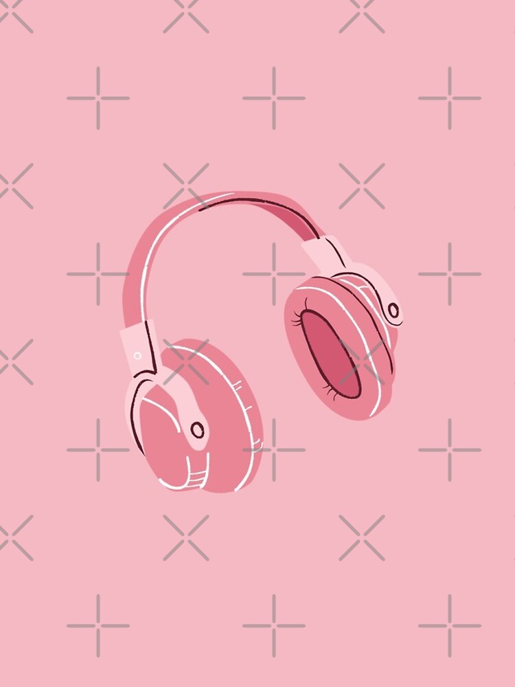 "Pink headphones" iPhone Case for Sale by Natdesigns Redbubble