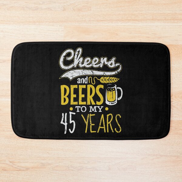 Item preview, Cheers and Beers 45th Birthday Gift Idea designed and sold by haselshirt.