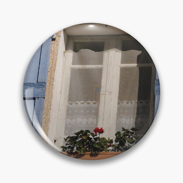 Item preview, antique window blue shutters designed and sold by itsvalrinfret.