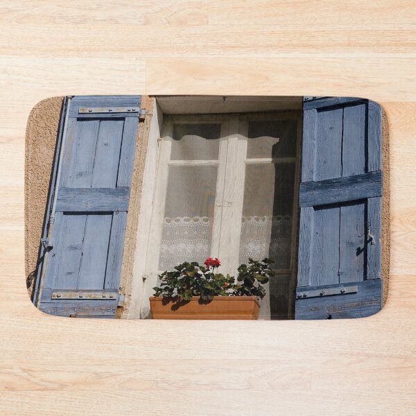 Item preview, antique window blue shutters designed and sold by itsvalrinfret.